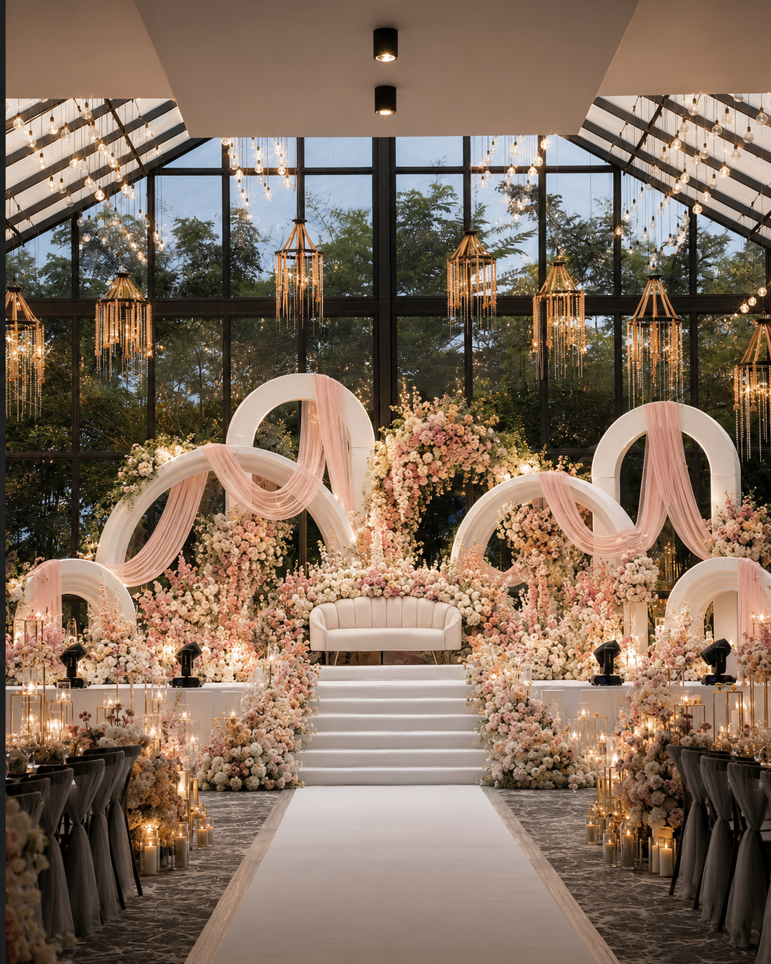 Modern Bloom Pelamin